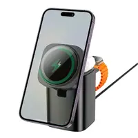 Зарядка Qi HOCO CQ20 Clever 3-in-1 desktop wireless fast charger |15W|