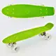 Скейт Пенни борд Best Board со светящимися PU колёсами. Green (85031)