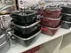 Набор кастрюль Higher Kitchen HK-302 КОРИЧНЕВЫЕ с гранитным антипригарным покрытием