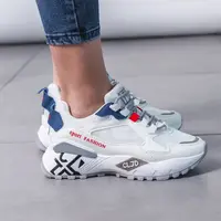 Кроссовки женские Fashion Alani 3523 36 размер 23 см Белый