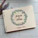 Свадебная книга из дерева для памятных фото и записей