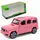 Машинка металлическая "Mercedes G-класс" из серии "Автопром", дверь, инерция (розовая)