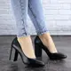 Туфли женские на каблуке Fashion Beans 2129 37 размер 24 см Черный
