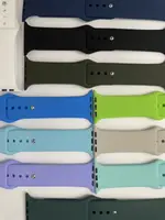 Силіконовий ремінець для розумного годинника Smart Watch 38/40 (Чорний)