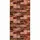 R179-2-3 Панель стеновая в рулоне 3D 700мм*3,08м*2мм BROWN (кирпич) (D) SW-00002537