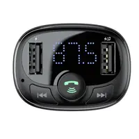 АЗП с FM-трансмітером Baseus T Shaped S-09A Car Bluetooth MP3 (Standard Edition), Black (CCMT000001)
