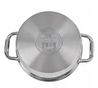 Каструля з кришкою Lessner Buono 55881-22 22 см 4.7 л срібляста