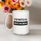 Кружка "Я вчитель мені можна", белая, 425 мл