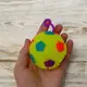 Сяюча пищалка М'ячик кольоровий 7,5 см МІКС