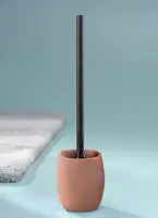 Туалетный ершик с подставкой Kela Roda 23753 44х10.5 см красная глина