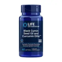 Натуральная добавка Life Extension Black Cumin Seed Oil and Curcumin Elite, 60 капсул