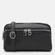 Женская кожаная сумка Borsa Leather K11668bl-black