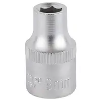Насадка шестигранная короткая 1/2" 9мм CrV mid SIGMA (6071091)