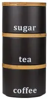 Набор для хранения Husla Hygge Black 73942 0.95 л 6 предметов черные