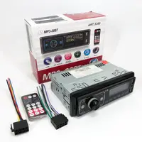 Автомагнитола MP3 3887 ISO 1DIN сенсорный дисплей LED/LCD, Автомобильная магнитола 1din штатная