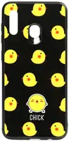 Чехол-накладка TOTO Cartoon Print Glass Case Samsung Galaxy A20/A30 Chick