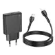 Адаптер сетевой HOCO Type-c to Lightning Delgado single port charger N37 |Type-C, 20W/3A, PD/QC|