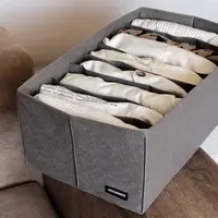 Ящик ORGANIZE для хранения на 8 ячеек  (серый)
