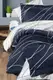Семейное Турецкое Постельное Белье First Choice Cotton Satin Mesi Navy Blue