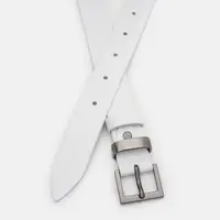 Женский кожаный ремень Borsa Leather 100s1genw132-white