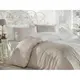 Постельное белье Dantela Vita сатин с вышивкой - Elegance семейный