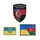 Набор шевронов 3 шт на липучке Украина и Азербайджан флаг Украины Азербайджан т УПА вышитый патч нашивка