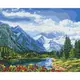 Картина по номерам. "Альпийское совершенство" 40*50см KHO2288