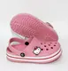 Детские розовые кроксы для девочек Hello Kitty розовый