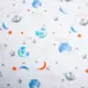 Ткань фланель хлопок, 180 см, Галактика Blue