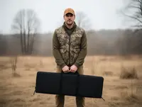 Сумка кейс для помпового ружья прямоугольный 95х30 см