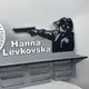 Именная медальница Пулевая стрельба, деревянный держатель медалей для стрелка, большая медальница с полкой