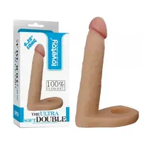Насадка для двойного проникновения 6.25" The Ultra Soft Double, Flesh