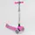 Самокат трехколесный Best Scooter (57795) со светящимися 
колесами