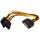 Кабель PowerPlant SATA - 2xSATA 0.15м