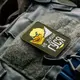 Шеврон на липучке Не души гуся хаки 5х8 см вышитый патч нашивка