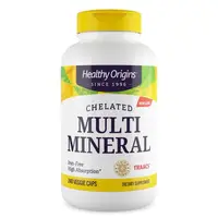 Витамины и минералы Healthy Origins Chelated Multi Mineral Iron Free, 240 вегакапсул