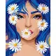 Картина по номерам "Ромашковое настроение" ©pollypop92 Идейка KHO4994 40х50 см