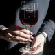 Бокал для вина "№1 in the world" персонализированный, английский, Деревянная подарочная коробка с гравировкой