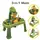 Детский столик с проектором Block Table, фломастеры, конструктор, игра с шариком. Green (156047)