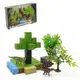 Конструктор магнитный "Minecraft", с динозаврами, 52 детали