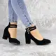 Туфли женские на каблуке Fashion Pebbles 2146 39 размер 25 см Черный