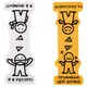 Закладка магнитная для книги YES Не ускладнюй yellow and white 708126 2 шт