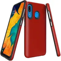 Чохол-накладка TOTO Triangle TPU+PC Case Samsung Galaxy A20/A30 Red