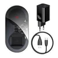 Беспроводное зарядное устройство Baseus Simple 2in1 Turbo Edition 24W (TZWXJK-B01)