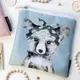 Косметичка квадратная Basic Лисичка в бандане 16x16 см (KB_19M010_WH)