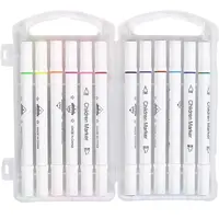 Фломастер двосторонній 12 квітів \"Children Marker\" 190-12 у пластиковій боксі222