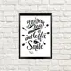 Постер в рамке Start your day with a coffee and a smile 15x21 см (MT5_18M006)