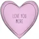 Подушка сердце XXL Love you more 57x57 см (6PS_21L001)
