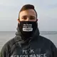 Маска защитная "За вами будущее, отойдите", Черный, русский