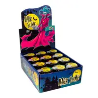 Слайм Strateg Dark slime с шариками на украинском языке (71831)